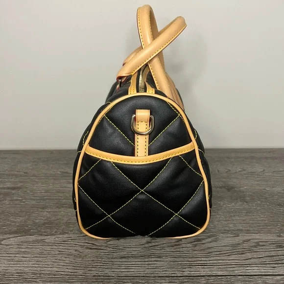 Dooney & Bourke Quilted Satchel Bag - Picture 5 of 7